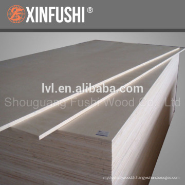 Panneau de meuble contreplaqué de bouleau fabriqué en Chine utilisé pour le cabinet